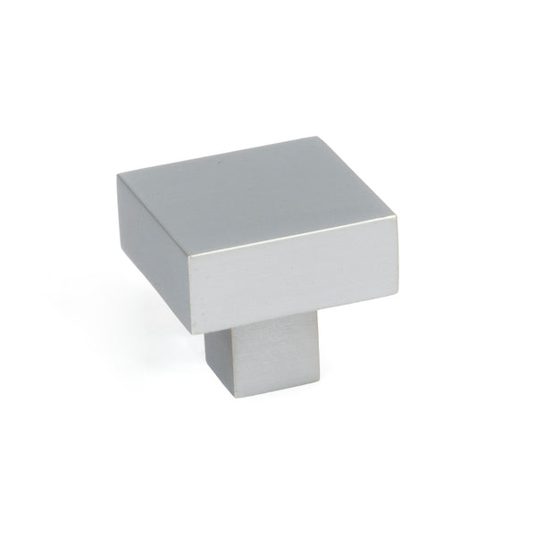 From The Anvil's Satin Chrome Albers Cabinet Knob