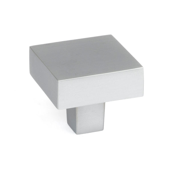 From The Anvil's Satin Chrome Albers Cabinet Knob