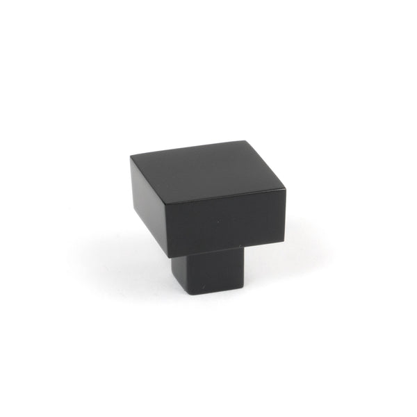 From The Anvil's Matt Black Albers Cabinet Knob