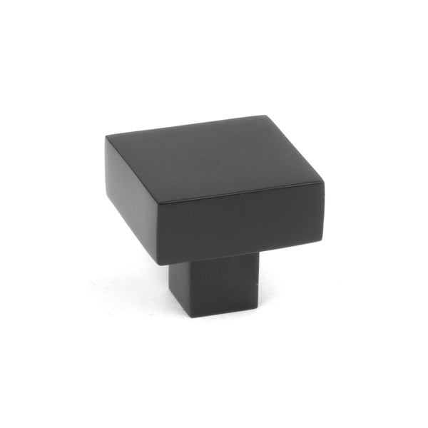 From The Anvil's Matt Black Albers Cabinet Knob