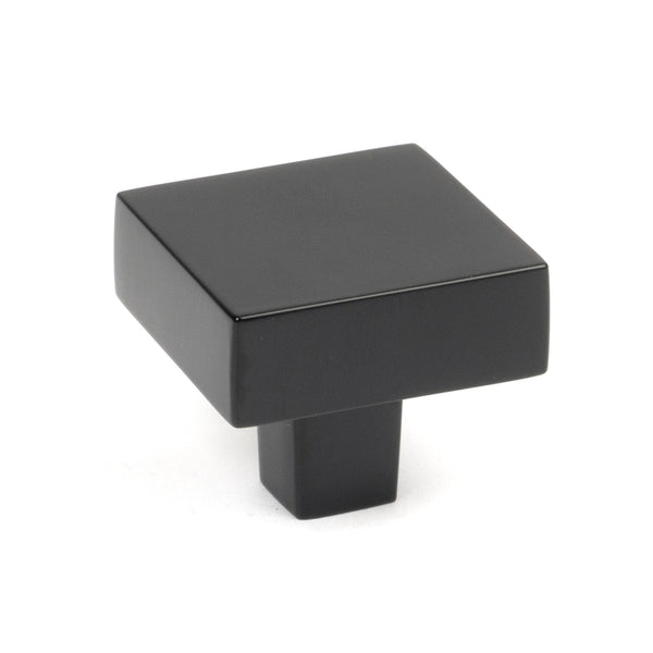 From The Anvil's Matt Black Albers Cabinet Knob