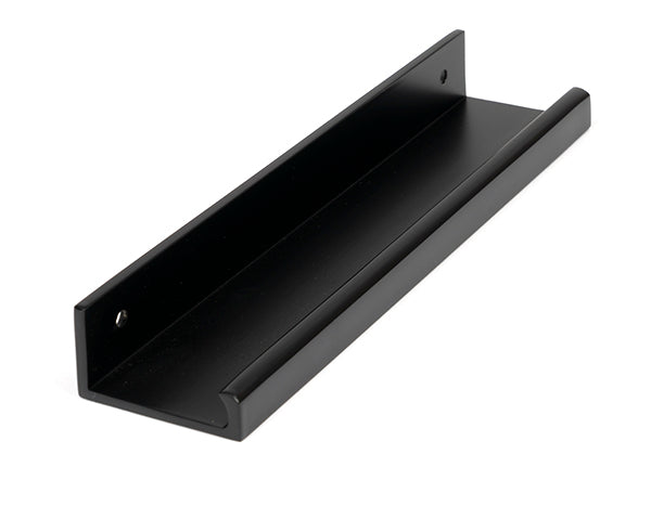 Matt Black 200mm Plain Edge Pull