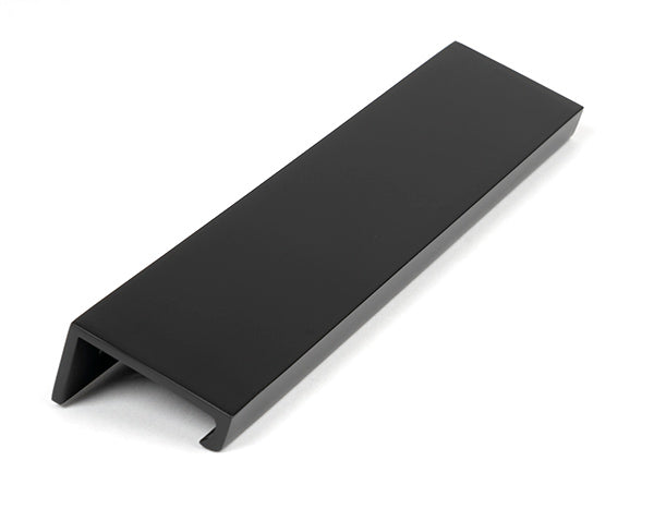 Matt Black 200mm Plain Edge Pull