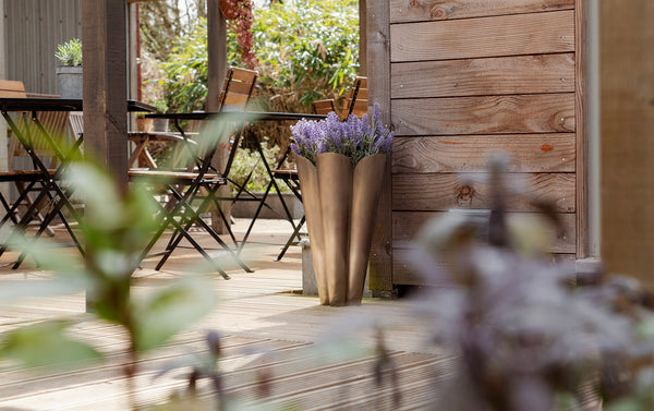 Stainless Steel Flora Plant Pot