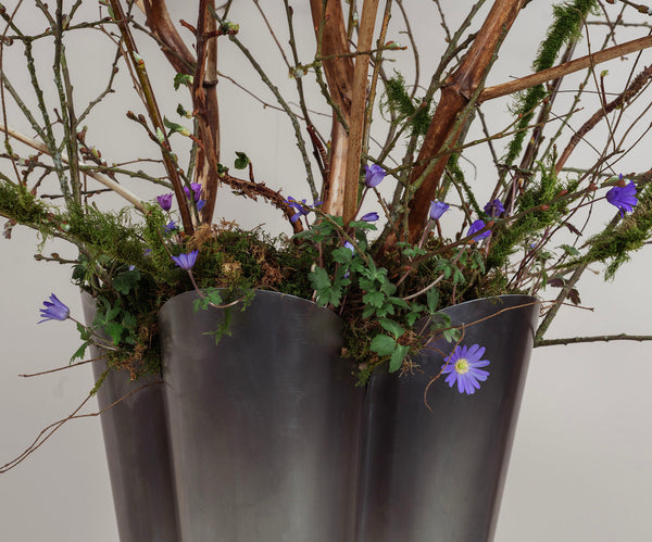 Stainless Steel Flora Plant Pot