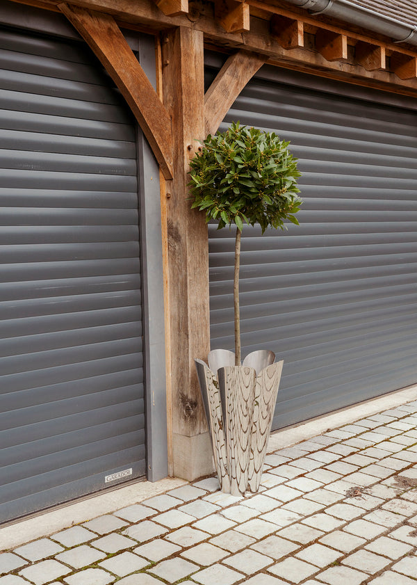 Stainless Steel Flora Plant Pot