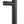 From The Anvil's Matt Black Offset T Bar Handle Bolt Fix 32mm dia
