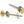T Bar Handle Bolt Fix 32mm dia by From The Anvil