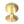 From The Anvil's Satin Brass Beehive Centre Door Knob