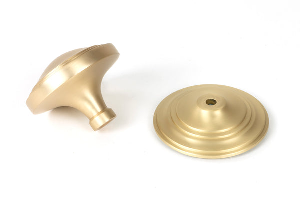 Art Deco Centre Door Knob by From The Anvil