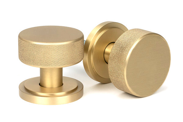 From The Anvil, Brompton Mortice/Rim Knob Set (Art Deco), Door Knobs, Mortice Knobs