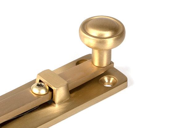 Satin Brass 4" Universal Bolt