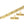 From The Anvil's Satin Brass Brompton Stay