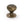 Burnished Brass Mushroom Cabinet Knob 32mm