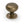 Burnished Brass Mushroom Cabinet Knob 38mm