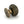 Burnished Brass Beehive Cabinet Knob 30mm