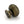 Burnished Brass Beehive Cabinet Knob 40mm