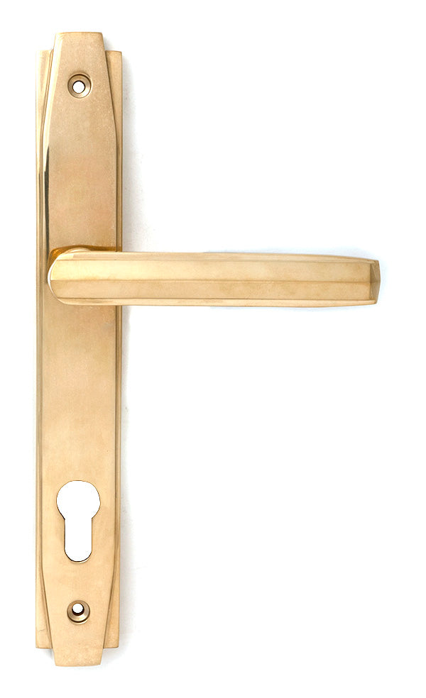 From The Anvil, Art Deco Slimline Lever Espag. Lock Set, Door Handles, Espagnolette