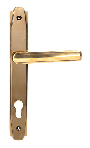 From The Anvil, Art Deco Slimline Lever Espag. Lock Set, Door Handles, Espagnolette