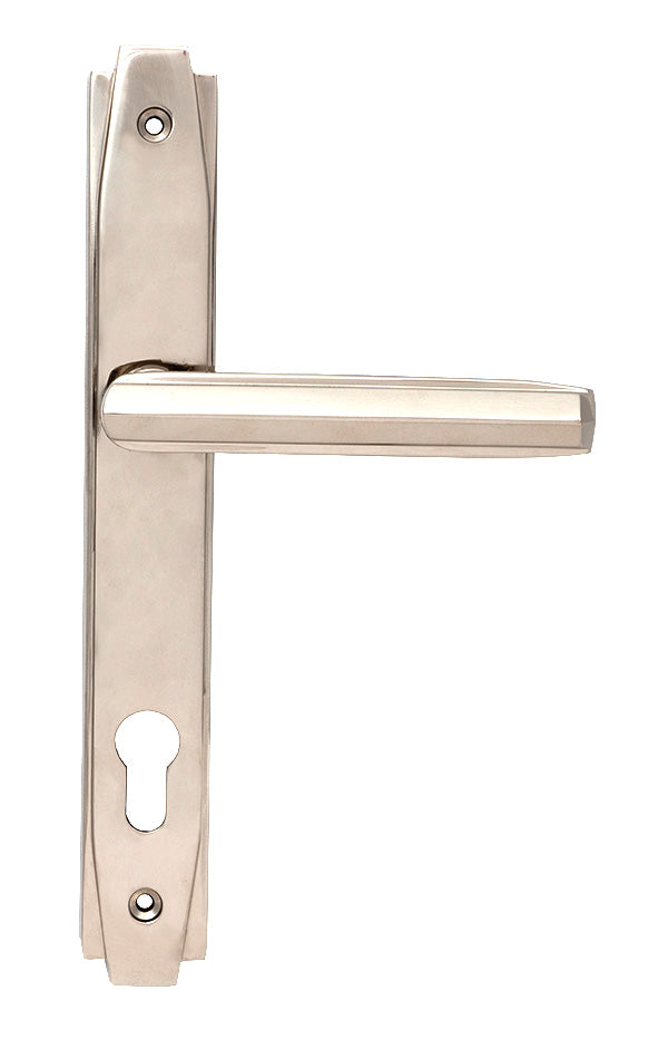 From The Anvil, Art Deco Slimline Lever Espag. Lock Set, Door Handles, Espagnolette