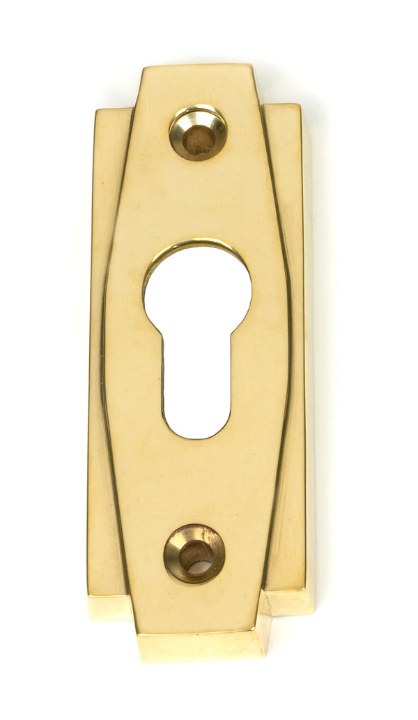 Art Deco Euro Escutcheon Set