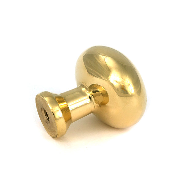 Polished Brass Moore Cabinet Knob - 38mm