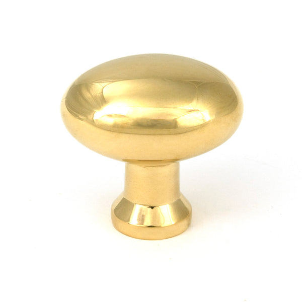 From The Anvil's Polished Brass 38mm Moore Cabinet Knob