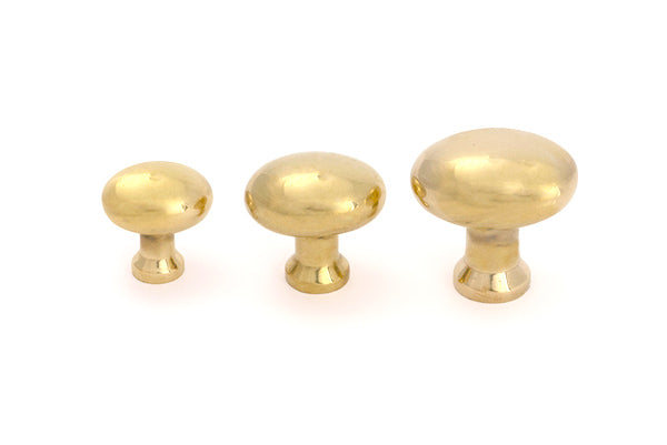 Aged Brass Moore Cabinet Knob - 25mm