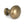 Burnished Brass Moore Cabinet Knob - 32mm