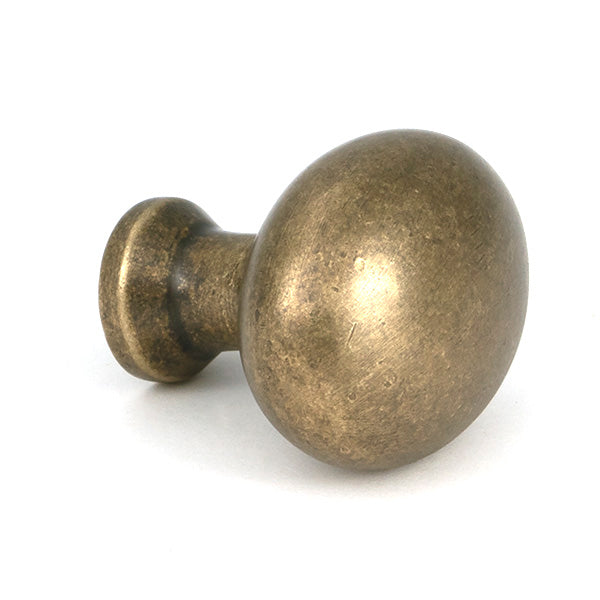 Burnished Brass Moore Cabinet Knob - 32mm