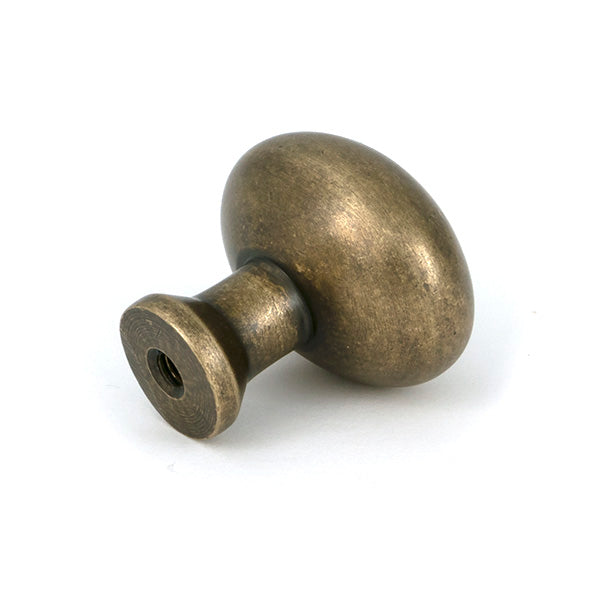 Burnished Brass Moore Cabinet Knob - 32mm