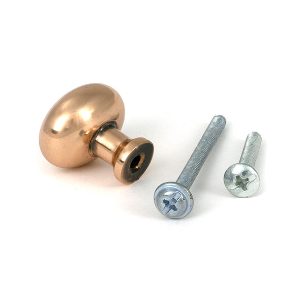 Polished Bronze Moore Cabinet Knob - 25mm