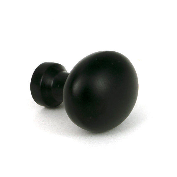 Matt Black Moore Cabinet Knob - 25mm