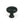 Matt Black Moore Cabinet Knob - 32mm