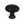 Matt Black Moore Cabinet Knob - 38mm