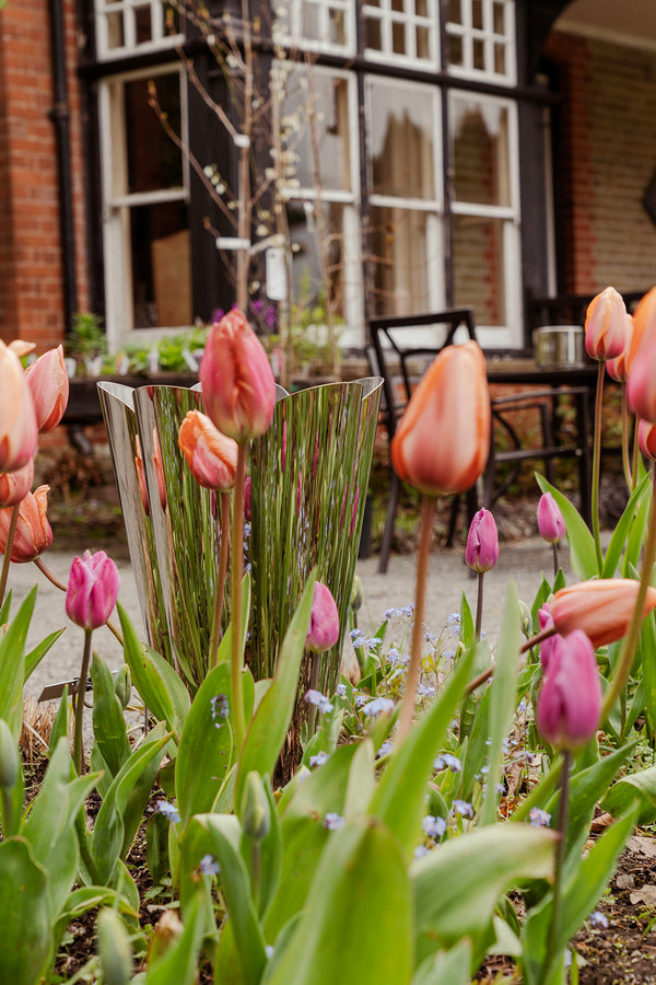 Stainless Steel Flora Plant Pot