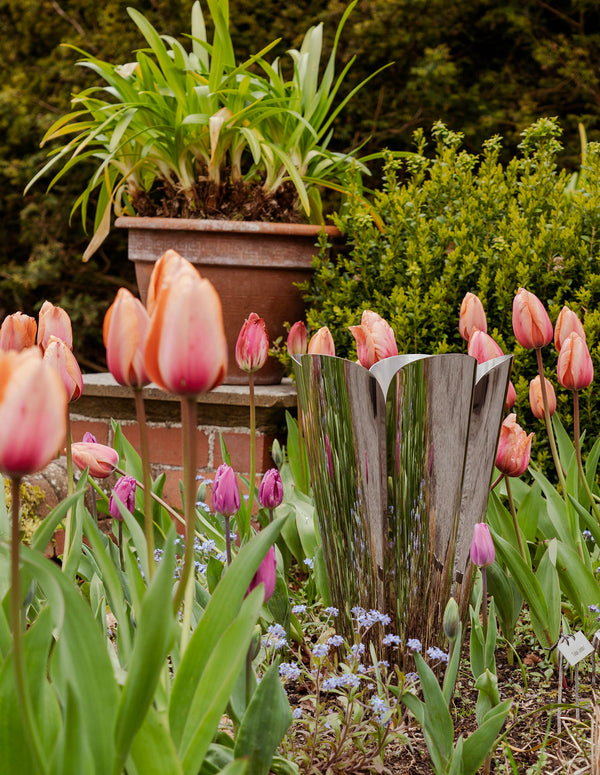 Stainless Steel Flora Plant Pot