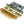 From The Anvil's Satin Brass Euro Profile Sash Lock