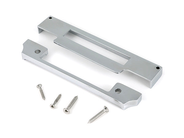 Polished Chrome ½" Rebate Kit for Euro Sash Lock