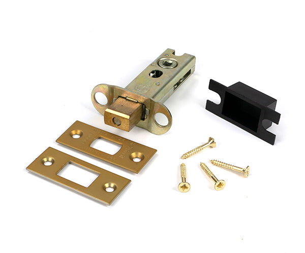 Satin Brass 3" Heavy Duty Tubular Deadbolt