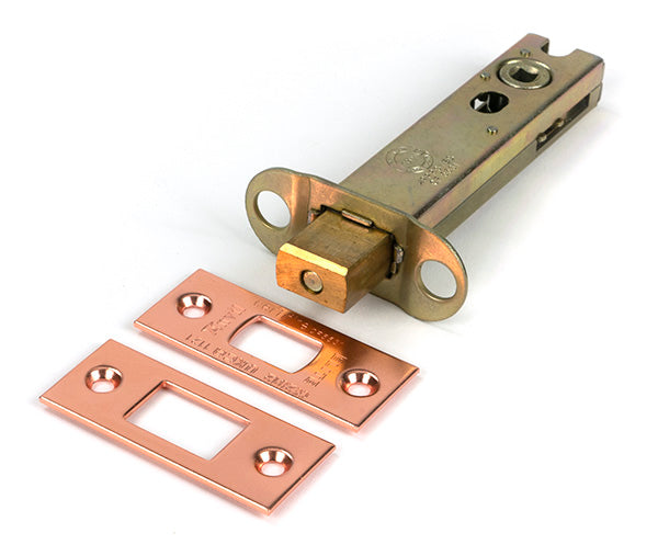 Polished Bronze 4" Heavy Duty Tubular Deadbolt