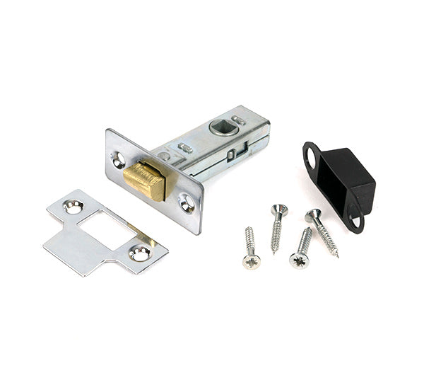 Polished Chrome 2½" Tubular Mortice Latch