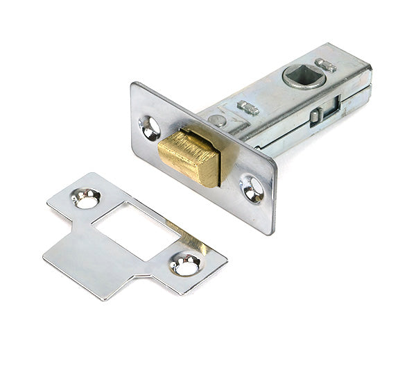 Polished Chrome 2½" Tubular Mortice Latch