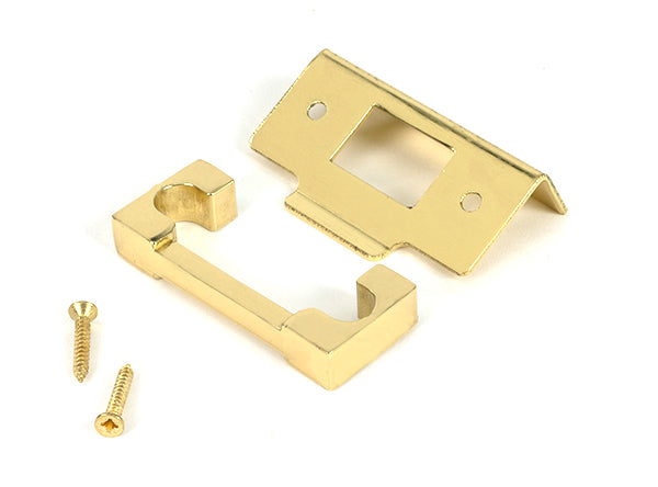 Polished Brass ½" Rebate Kit for Heavy Duty Latch