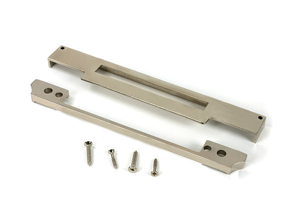 Polished Nickel ½" Rebate Kit for Euro Din Sash Lock