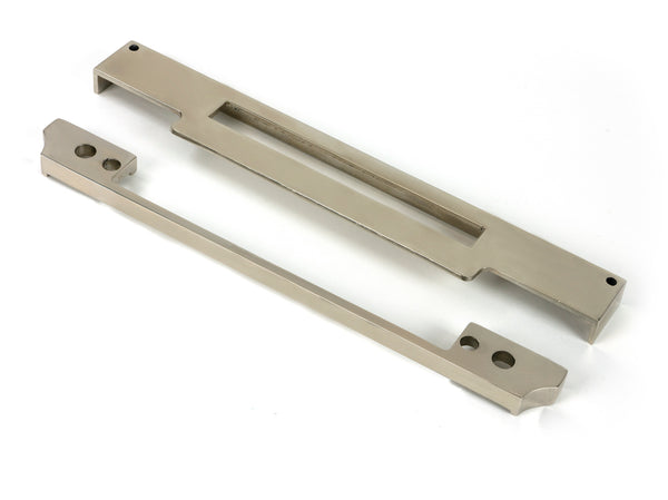 From The Anvil's Polished Nickel  ½" Rebate Kit for Euro Din Sash Lock