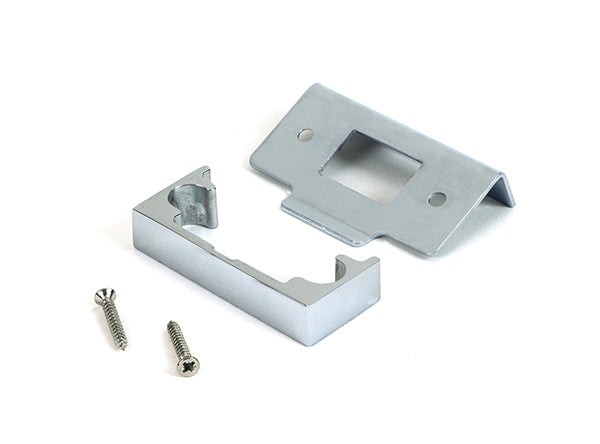 Polished Chrome ½" Rebate Kit for Tubular Mortice Latch