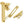 From The Anvil's Polished Brass Locking Art Deco Fastener