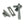 From The Anvil's Pewter Patina Locking Newbury Fastener