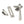 From The Anvil's Polished Marine SS (316) Locking Newbury Fastener